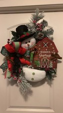 Snowman Wreath