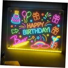 16 x 12 Lumiboard LED Drawing Message Note Board Light Clear 16"W x 12"H