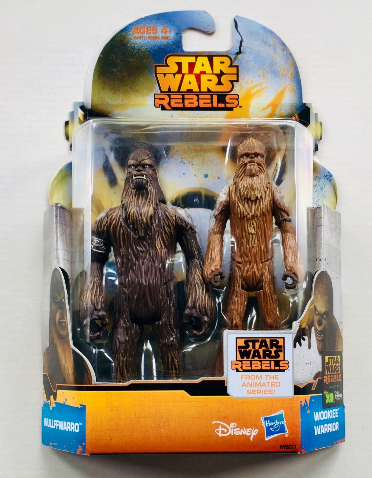STAR WARS NEW REBELS SAGA MISSION SERIES 2 PACK WULLFFWARRO WOOKIEE WARRIOR MOC