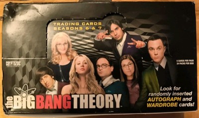 The Big Bang Theory Seasons 6 & 7 Trading Cards Hobby Box (Cryptozoic 2016)