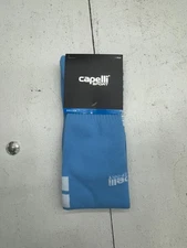 Capelli Sport Blue & White 1 Pair Soccer Athletic Socks Adult Size Large NEW
