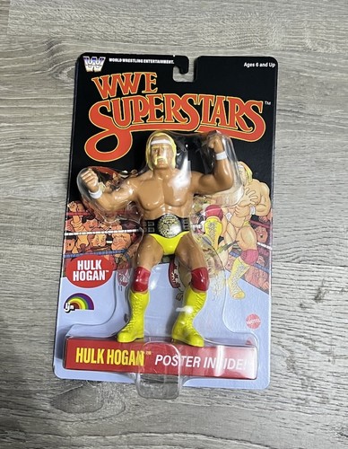 LJN WWE Superstars Retro HULK HOGAN Figure Black C...