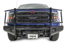 Fab Fours FF21-K5060-1 Black Steel BUMPER TRUCK FRONT