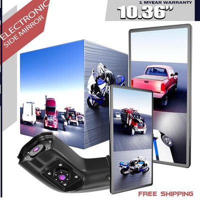 10.36'' Monitor Touch Screen Loop Recording L/R Electronic Side Rear View Mirror