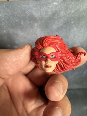 Hasbro Marvel legends firestar HEAD ONLY fodder 6  action figure piece