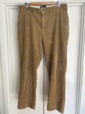 Vntg POLO Ralph Lauren 38x32 Cotton Relaxed Fit Thick Wide Wale Corduroy Pants