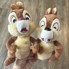 Disney Chip and Dale Plush Bean Bag Set 9-inch