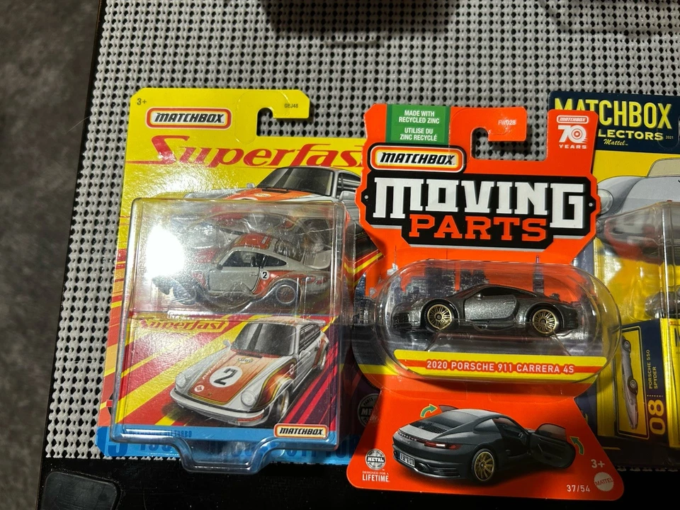 Matchbox - ¡¡PORSCHES!! 70 Aniversario, Piezas Mudanzas y Coleccionistas!! 🔥🔥 Foto 2 de 4