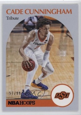 2021 Panini Chronicles Draft Picks Blue 57/99 Cade Cunningham #51 Rookie RC 13yq