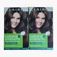 2 of Clairol Natural Instincts Demi-Permanent Hair Dye, 5G Medium Golden Brown