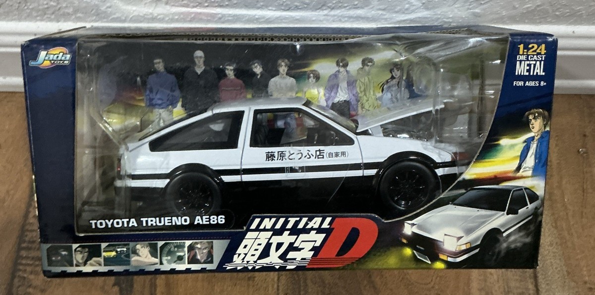 Jada Toys Initial D Toyota Trueno AE86 1:24 Scale Die Cast Metal