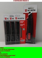 WüRth 2K Cuttermesser 071566275 Teppichmesser 18 Mm + 33 Klingen Extrem Scharf