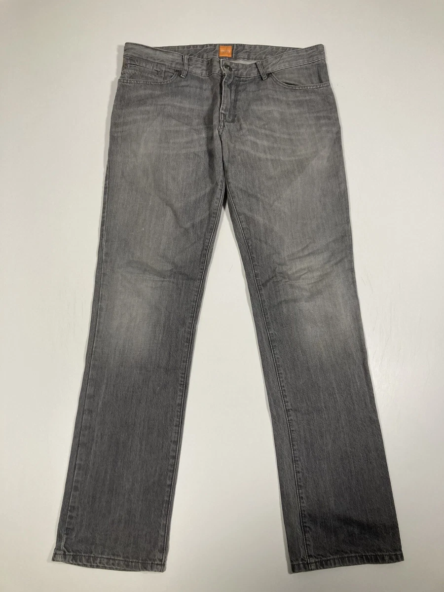 HUGO BOSS ORANGE 24 BARCELONA Jeans W34 L34 Grey Great Condition Men s