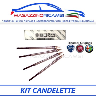 Kit 4 Candelette Originali Fiat Alfa 156 Sw 1 9 Jtd 115 Cv Bujias De Incandescencia Motor Piezas Y Accesorios Supercoachtalk Com