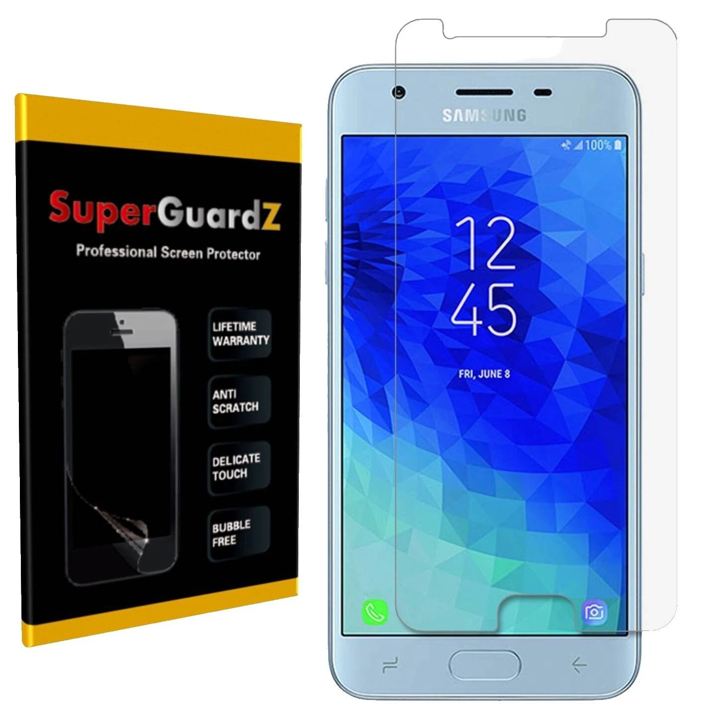 PET Cell Phone Screen Protectors for Samsung Galaxy J7