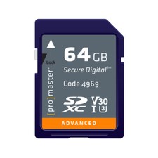 Promaster SDXC 64gb Advanced SD Memory Card