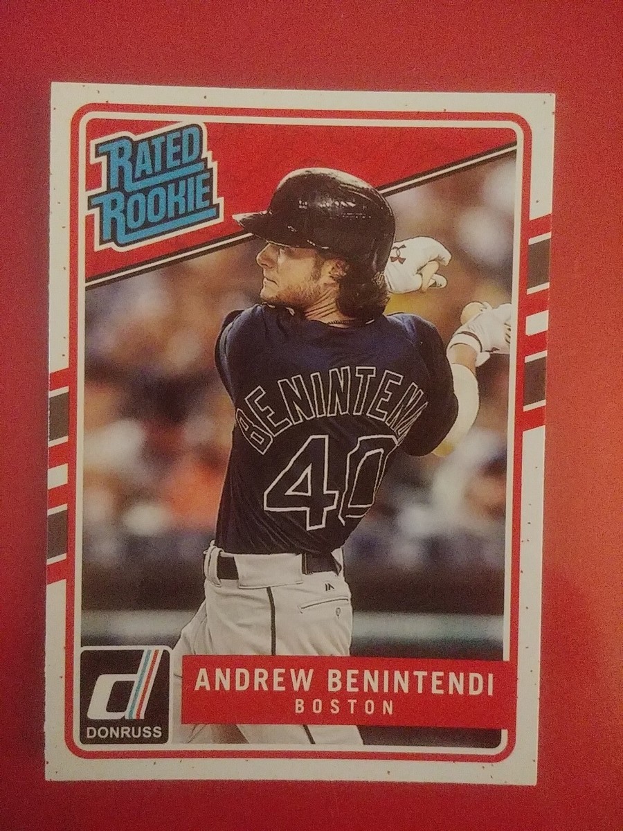 Andrew Benintendi Rated Rookie 2017 Donruss #34 - Boston Red Sox