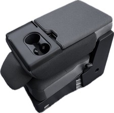 2017-2026 Ford F-150 F-250 F-350 Superduty Center Console Gray Cloth Jumpseat Nb 2017-2026 Ford F-150 F-250 F-350 Superduty Center Console Gray Cloth Jumpseat Nb