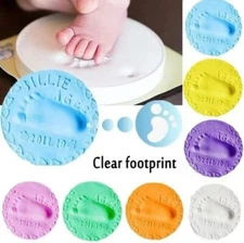 Baby Handprint & Footprint Clay Kit - Soft Air-Dry Clay for Newborn Keepsake DIY