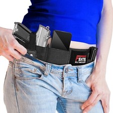 Belly Band Concealed Pistol Gun Carry Waist Holster Under Coat Hidden all Sizes