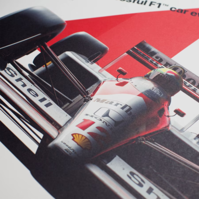 McLaren MP4/4 Ayrton Senna MP4/4 Poster - Officially Licensed
