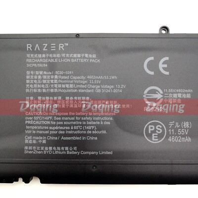 New Original RC30-0281 Battery for Razer Blade Stealth 13 RZ09