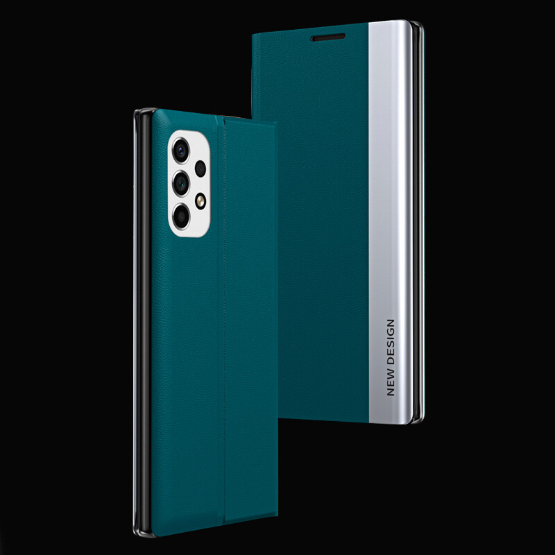 Image 71 - For Samsung A13 A33 A53 A73 Slim Leather Flip Case Magic Adsorption Stand Cover