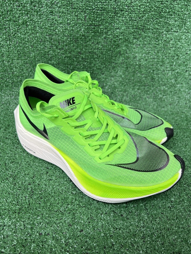 Nike ZoomX Vaporfly Next% Volt AO4568-300 Mens Size 8 Used No Box