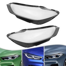 For 2019-2023 BMW 8 Series G14 G16 Headlight Lens Cover Shells Headlamp Covers