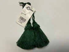3" DARK GREEN BELL TASSEL. CONSO 21907 COLOR L44
