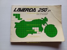 Laverda 250 2T Chott 1974 manuale uso + CATALOGO RICAMBI originale owner manual