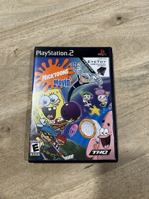 Nicktoons Movin For PS2- CIB- Tested