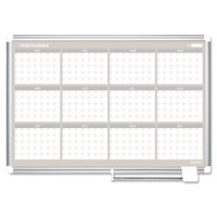 Mastervision 12 Month Year Planner 36x24 Aluminum Frame Ga03106830 on sale Mastervision 12 Month Year Planner 36x24 Aluminum Frame Ga03106830 on sale