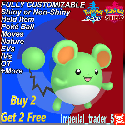 Pokémon Sword and Shield   Shiny Marill   W/ Best 6IV Customizable