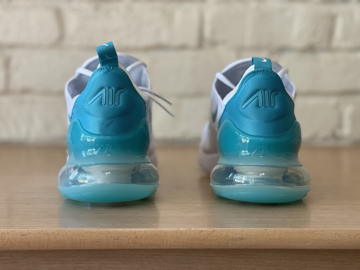 Nike Women Air Max 270 White Dusty Cactus Sneakers Size 12