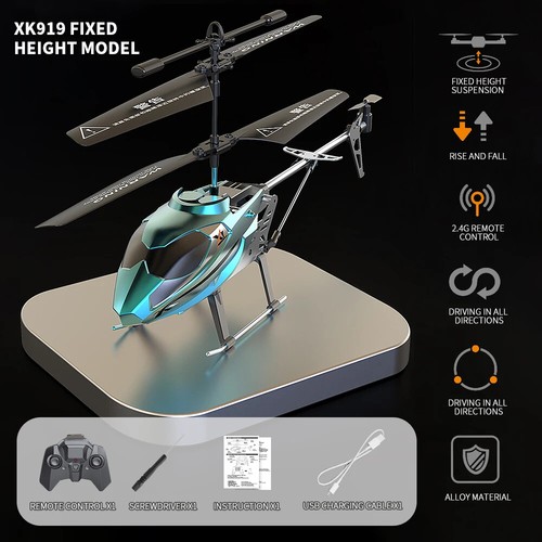 Lo último RC Helicóptero Recargable Seguro Control Remoto Drone Genial Mini Juguetes para Niños - Imagen 44 de 45