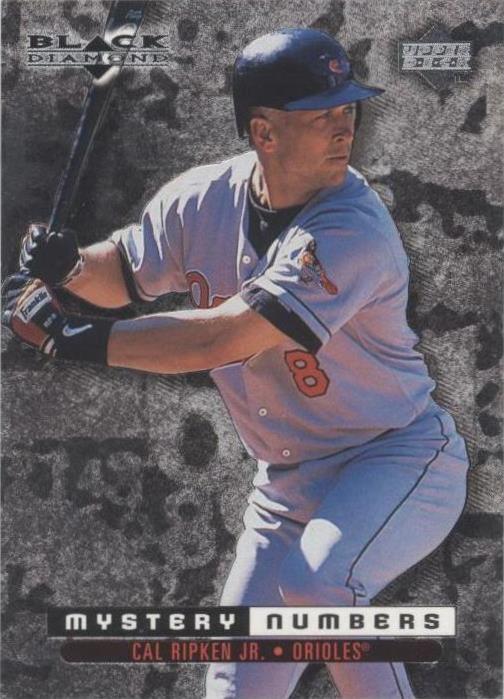 1999 Upper Deck Black Diamond - Mystery Numbers Cal Ripken #M13 /1300 ...