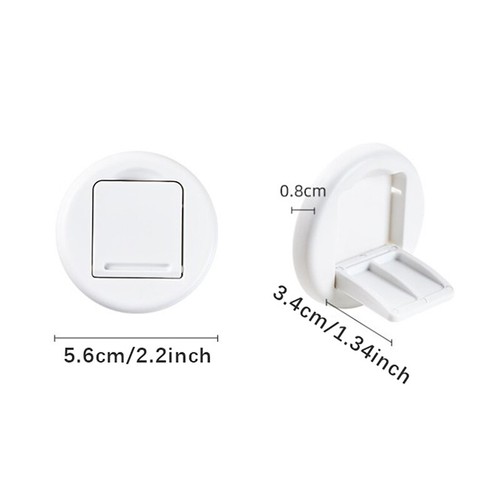 2PCS Sliding Glass Door Lock Self-Adhesive Sliding Window Safety Locks - Afbeelding 3 van 8