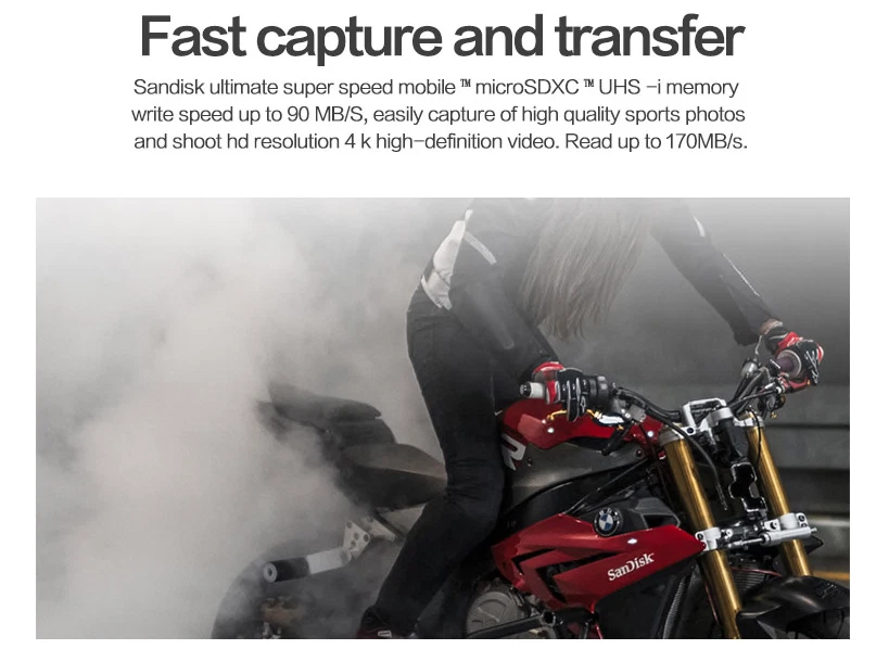 Micro SD Card SanDisk Extreme Pro 32GB 64GB 128GB 256GB 512GB U3 4K Memory Card - Image 3 of 4