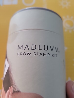 Brow Stamp Kit MadLuuv, Brunette,brow highlighter&clear brow gel- New
