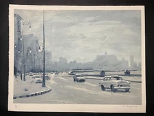 LUIS ENRIQUE CAMEJO Serigraphy. Signed, 2016. Rene Portocarrero Workshop. Cuban.