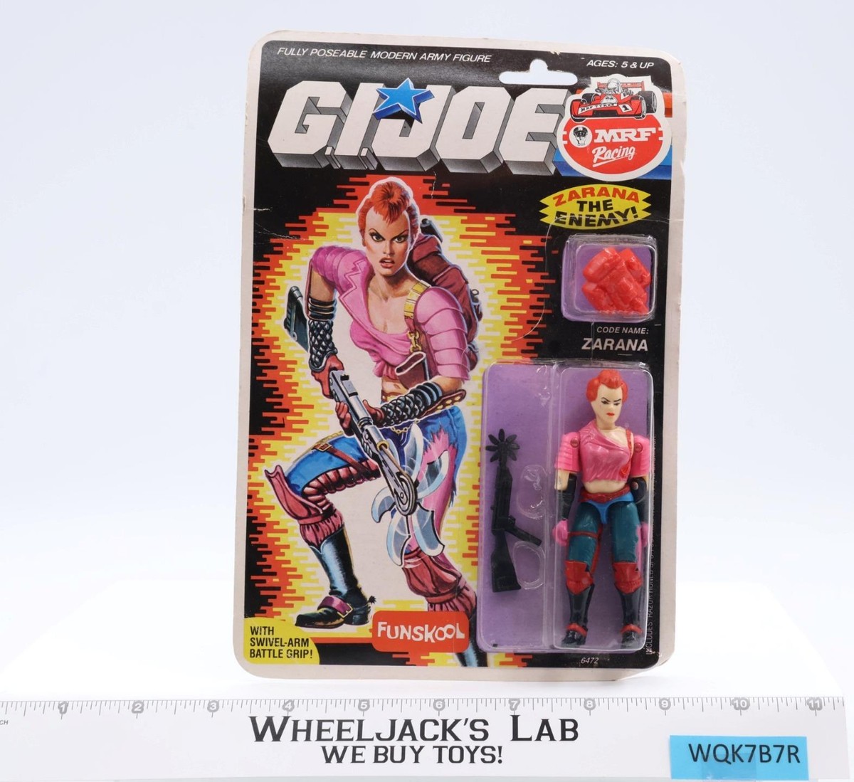 Zarana GI Joe 1990 Funskool India Action Figure NEW MOSC SEALED | eBay