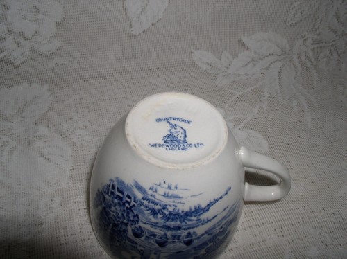 Coffee Tea Cup Teacup Countryside Blue Wedgwood England - Picture 4 of 4