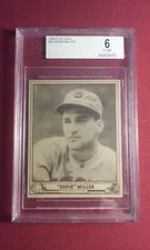 Eddie Miller 1940 Play Ball #56 Boston Bees BVG 6 EX-MT