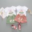 thumbnail 5 - Toddler Kids Baby Girl Watermelon Letter Print Tops + Shorts Outfits Set Clothes