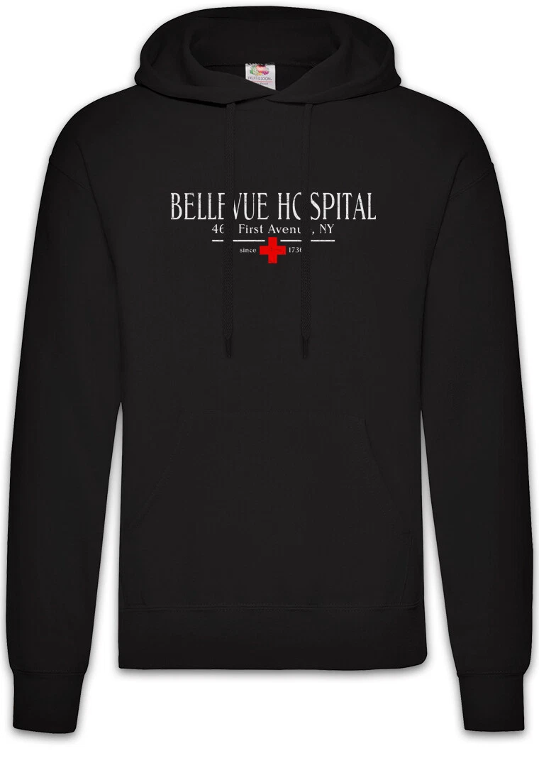 Bellevue Hospital Hoodie Pullover New Logo Symbol Amsterdam Sign Arrow