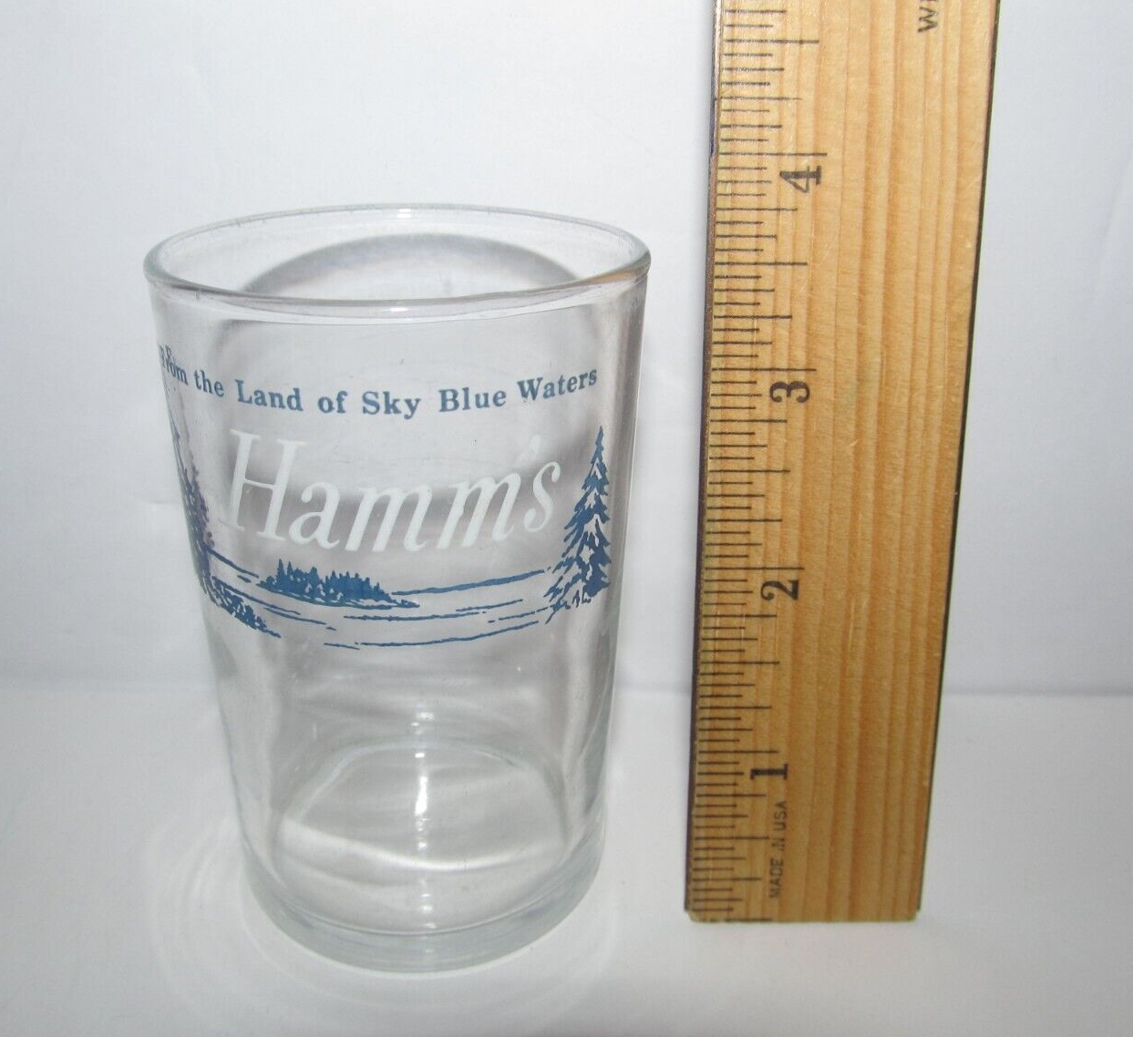 Hamm's Vintage Beer Tasting Glass From The Land of Sky Blue Waters eBay
