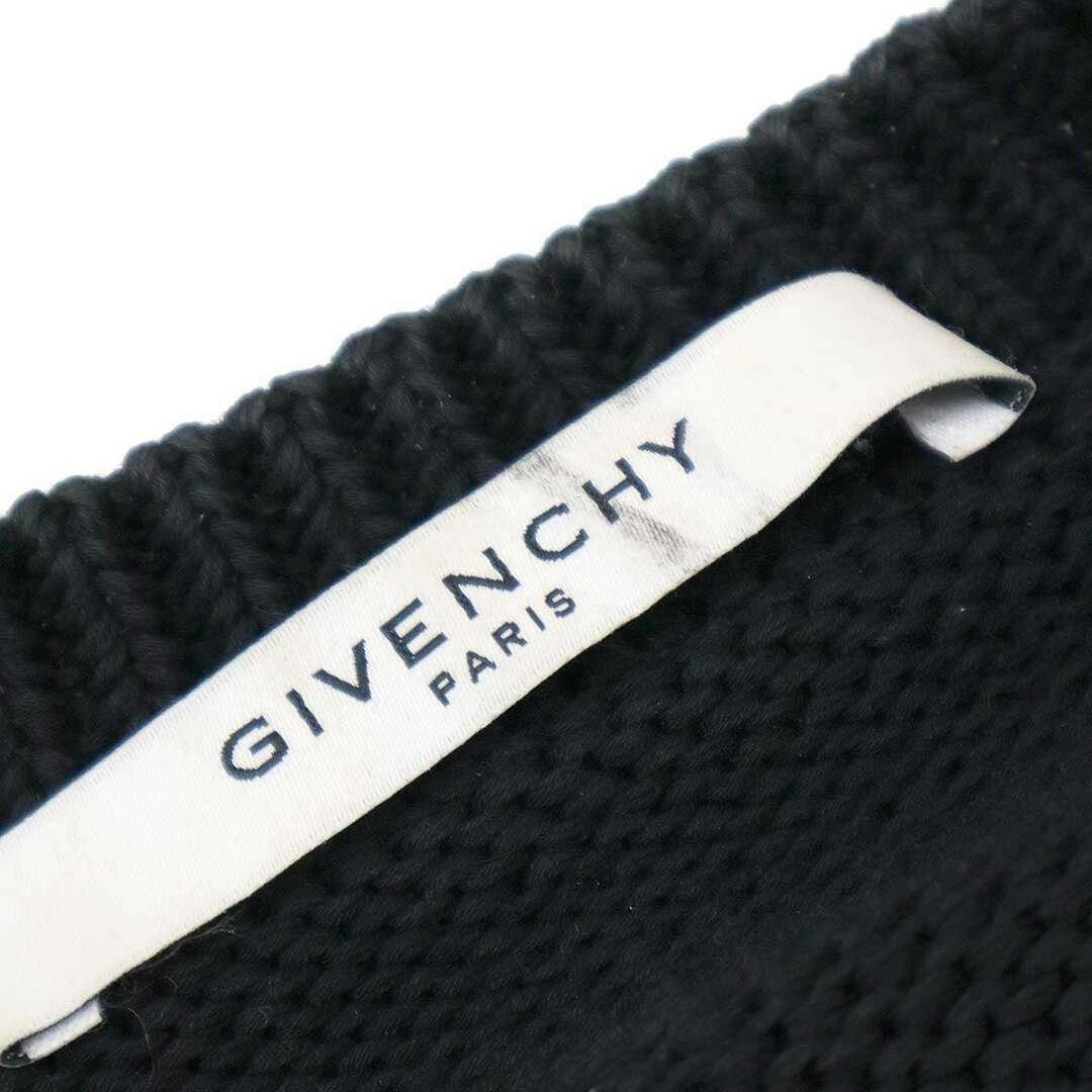 GIVENCHY 19AW Logo Jacquard Cotton Knit Sweater Black XS GIVENCHY 19AW Logo Jacquard Cotton Knit Sweater Black XS