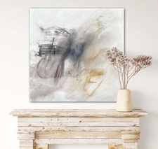 Original 30 x 30 Inch Abstract Painting, Contemporary Modern Painting, Fine Art