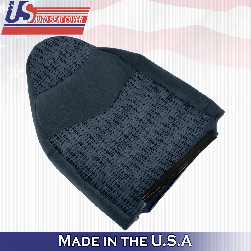 Fundas de asiento de tela azul para Ford F250 F350 XLT 1999 del lado del conductor superior e inferior Foto 2 de 4